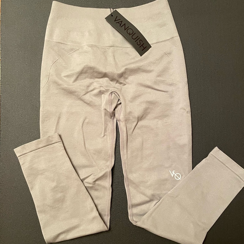 Vanquish Elevate Seamless Petite Smoke Grey Leggings